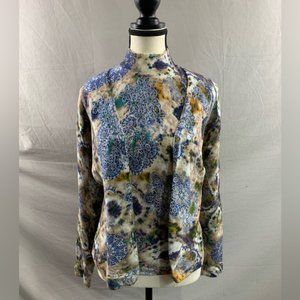 Beaded Floral Knit Top and Matching Sweater